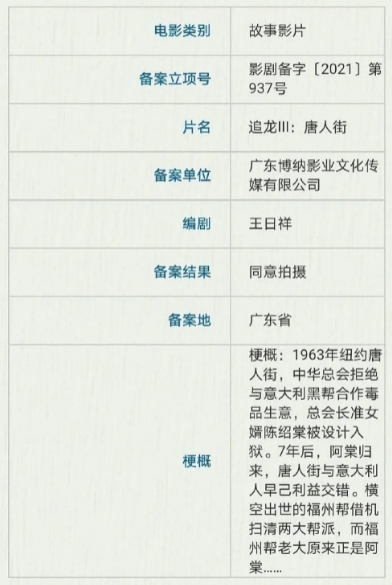 追龙3：唐人街